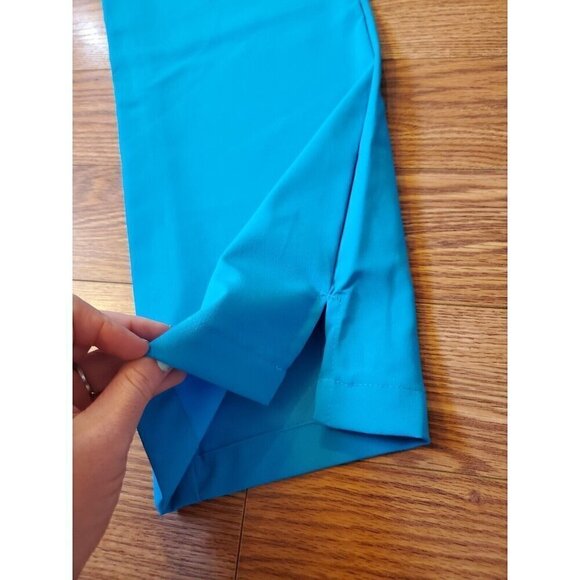 Jockey Scrub‎ Pants Women's Size XXS TALL Turquoise Elastic Waist Pocket NWT - Picture 4 of 8